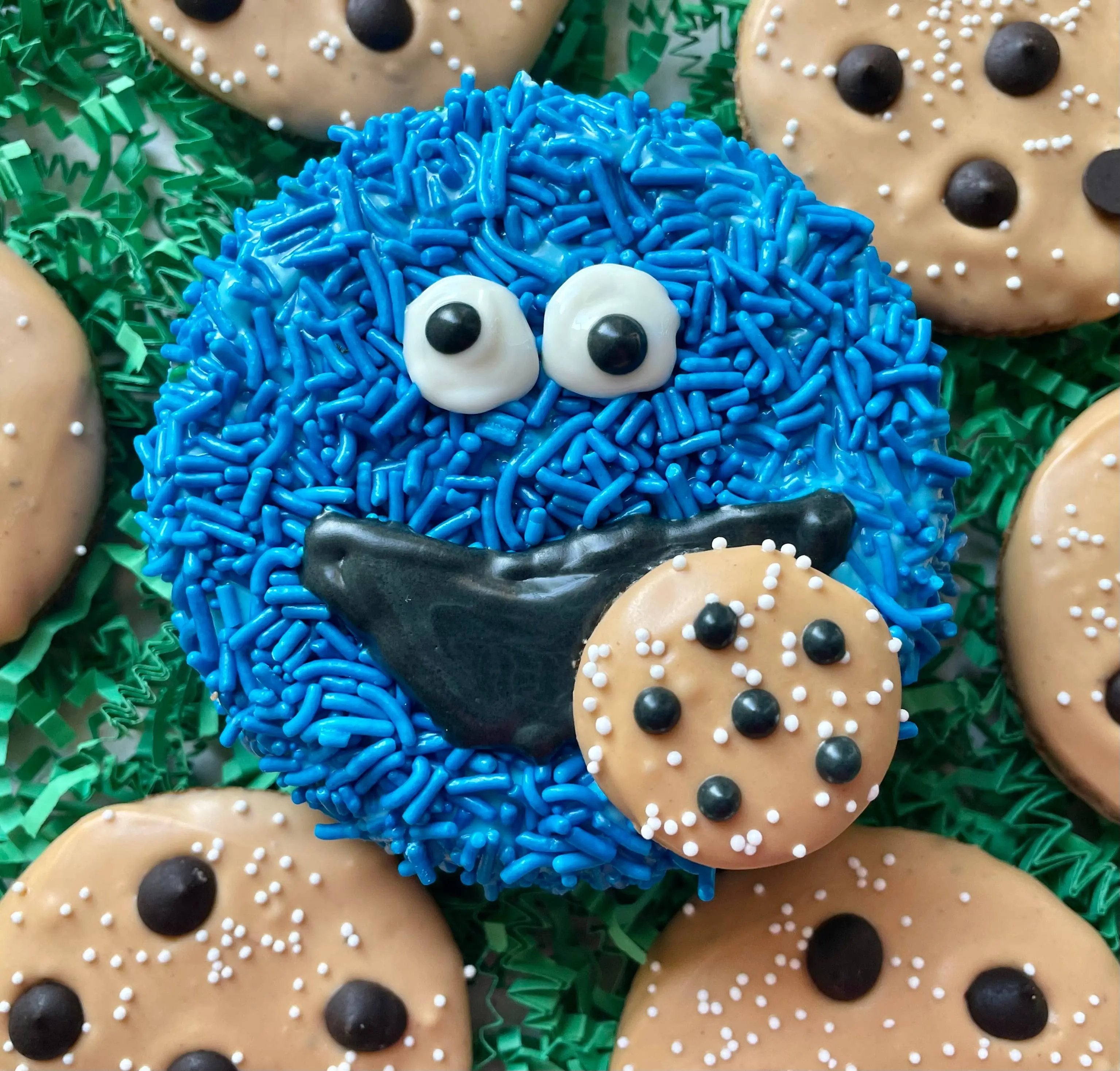 YumYum4DOGS - Cookie Monster Cake dog treats