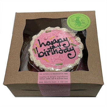 Bubba Rose Biscuit Co. Pink Birthday Cake (Shelf Stable) Bakery Treat