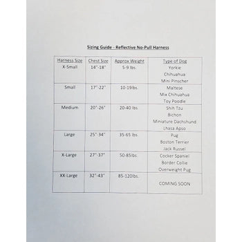 Bark Appeal Reflective No Pull Harness - Paw Naturals