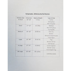 Bark Appeal Reflective No Pull Harness - Paw Naturals