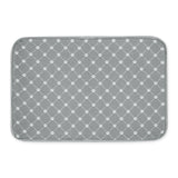 Bone Dry Gray Printed Trellis Paw Pet Mat