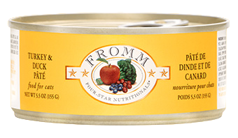 Fromm Four-Star Pâté Turkey & Duck 5oz Canned Cat Food