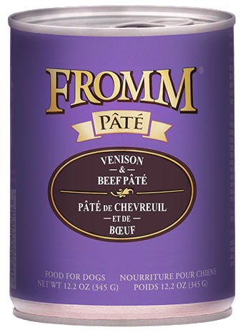 Fromm Pâté Venison & Beef Pate Canned Dog Food 12.2oz