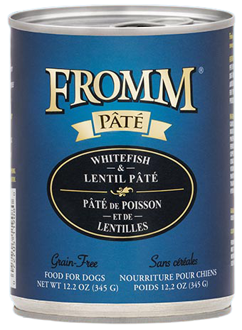 Fromm Pâté Whitefish & Lentil Grain Free Canned Dog Food 12.2oz