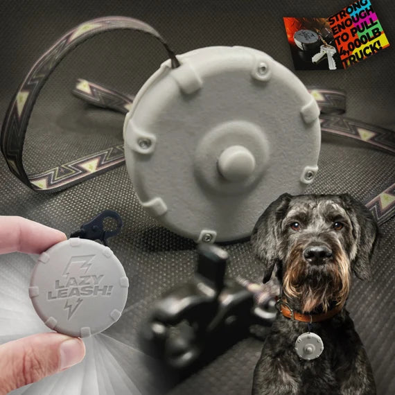 Lazy Leash Mini Wearable Power Leash Grey - Paw Naturals