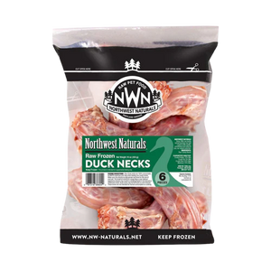 Northwest Naturals Raw Frozen Necks Duck 6pk - Paw Naturals