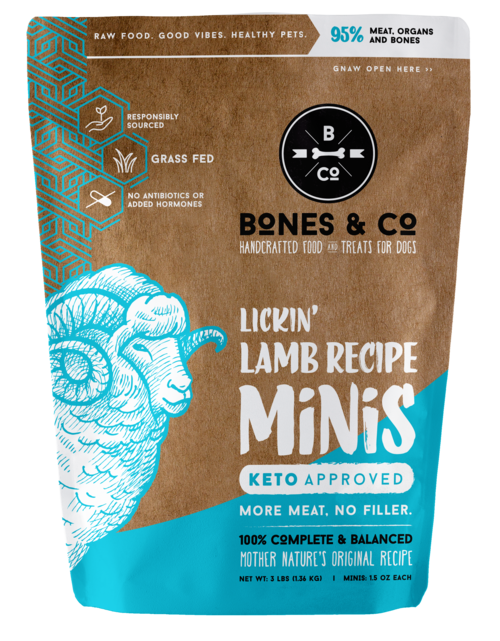 Bones & Co Keto-Approved Raw Frozen Dog Food