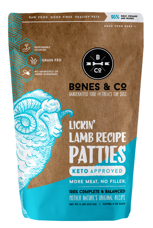 Bones & Co Keto-Approved Raw Frozen Dog Food