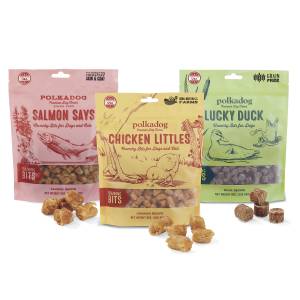 PolkaDog Bakery Crunchy Training Bits 8oz - Paw Naturals