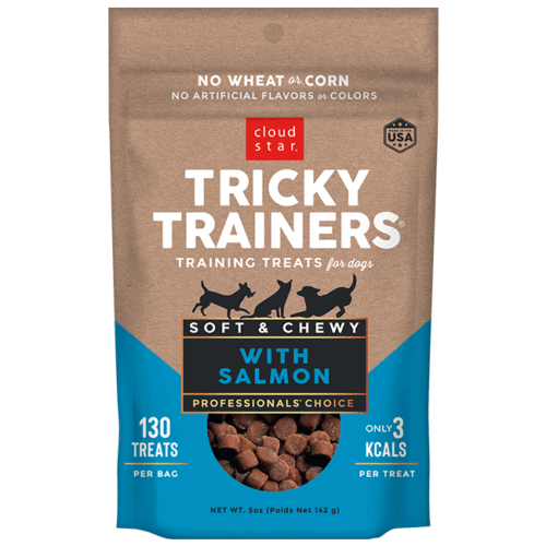 Cloud Star Tricky Trainers Soft & Chewy Salmon Dog Treats