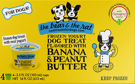 The Bear & The Rat Frozen Yogurt Treat for Dogs & Cats