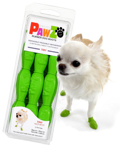 Pawz Natural Rubber Dog Boots 12 pack