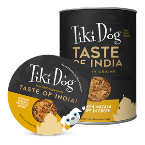 Tiki Pet Taste Of The World Canned Dog Food India Chicken Masala / 12oz - Paw Naturals
