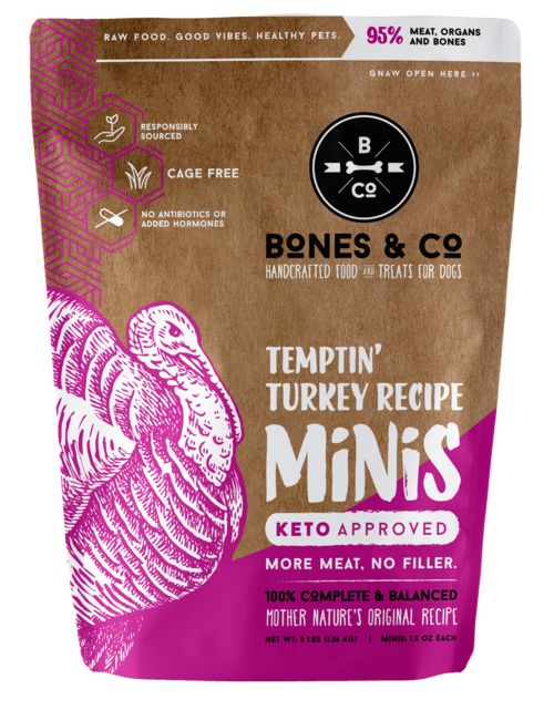 Bones & Co Keto-Approved Raw Frozen Dog Food