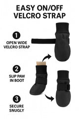Alldogboots PolarPaws Soft Sole Waterproof Winter Dog Boots