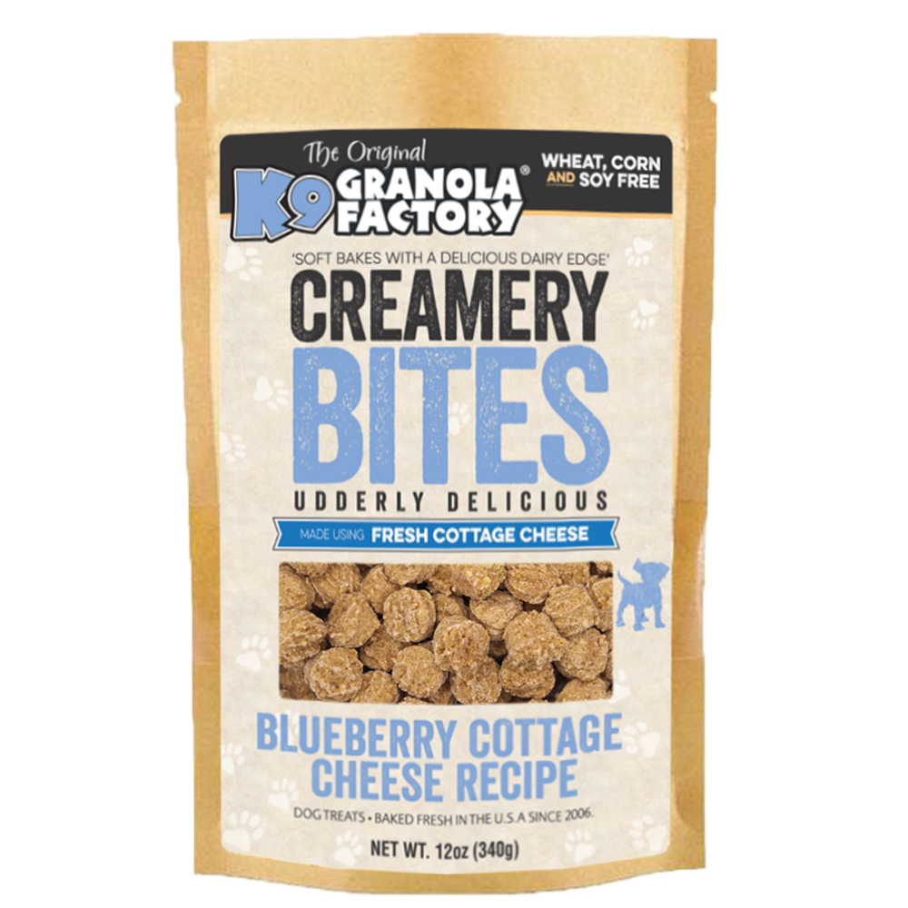 K9 Granola Factory Creamery BITES 12oz Dog Treats