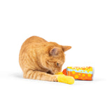 Huxley & Kent Cheddar Cheese Please Stuffer Cat Toy
