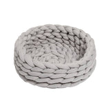 PAWPAW Chunky Handwoven Pet Bed