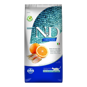 Farmina N&D Ocean Herring & Orange Dry Cat Food