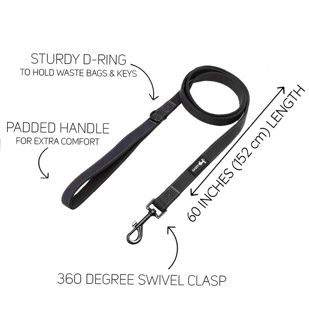 SASSY WOOF Reflection (Reflective) Dog Leash