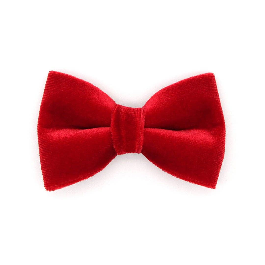 Made By Cleo - "Velvet - Garnet Red" - Bow Tie for Cats + Small Dogs