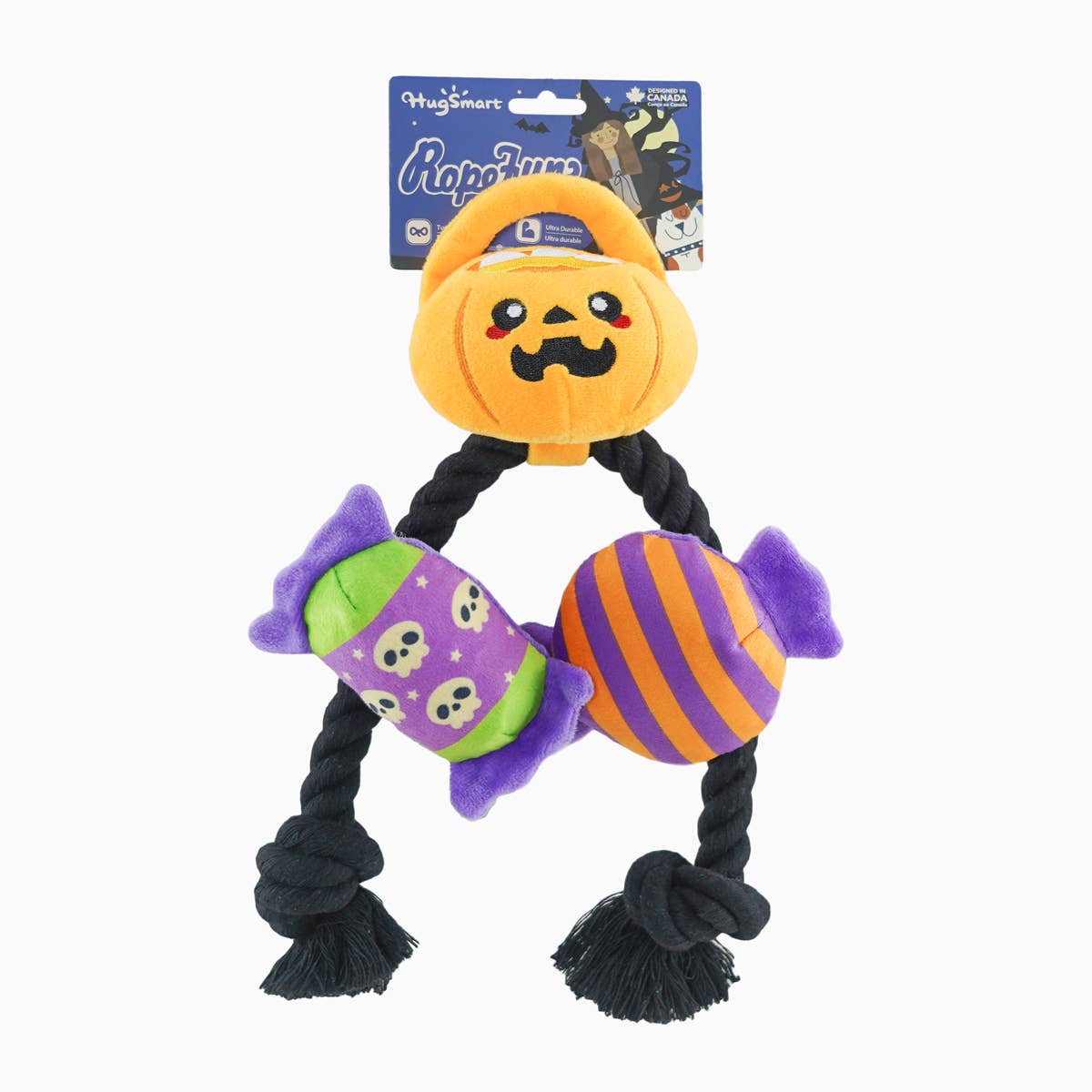 HugSmart Pet Howloween Night Howloween Candy Rope Dog Toy