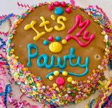 DELCO DOG CO. PB It's My Pawty Doggie Cakes Bakery Dog Treat