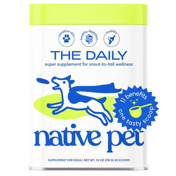 Native Pet - The Daily Powder Supplement, 11-in-1 Multivitamins for Dogs