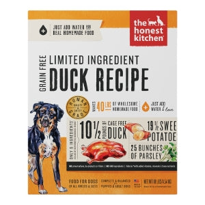 Honest Kitchen Limited Ingredient Grain-Free Duck Dehydrated Dog Food