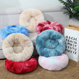 PAWPAW Fluffy Donut Pet Bed