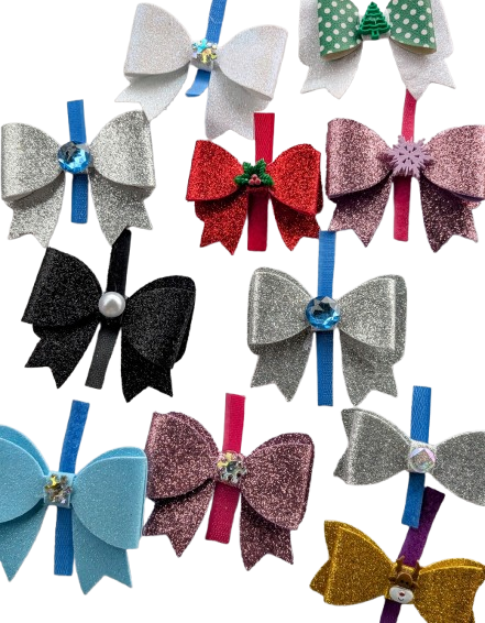 Sparky & Co Handmade 3D Foam Bow Collar Charm