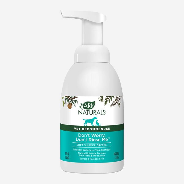 Ark Naturals Don't Worry... Don't Rinse Me! Waterless Foam Shampoo for Dogs & Cats
