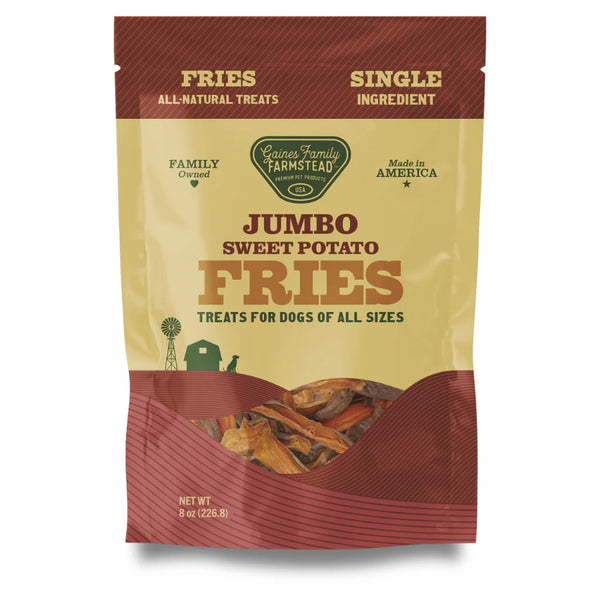 Gaines Family Farmstead Jumbo Sweet Potato Fries Dog Treats