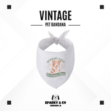 Sparky & Co Vintage Breed Graphic Pet Bandana
