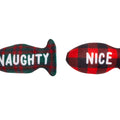 Pearhead Christmas Naughty & Nice 2pk Cat Toys