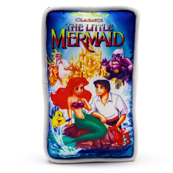 Buckle-Down Disney The Little Mermaid VHS Tape Replica Pet Toy, Plush, Disney Dog Toy