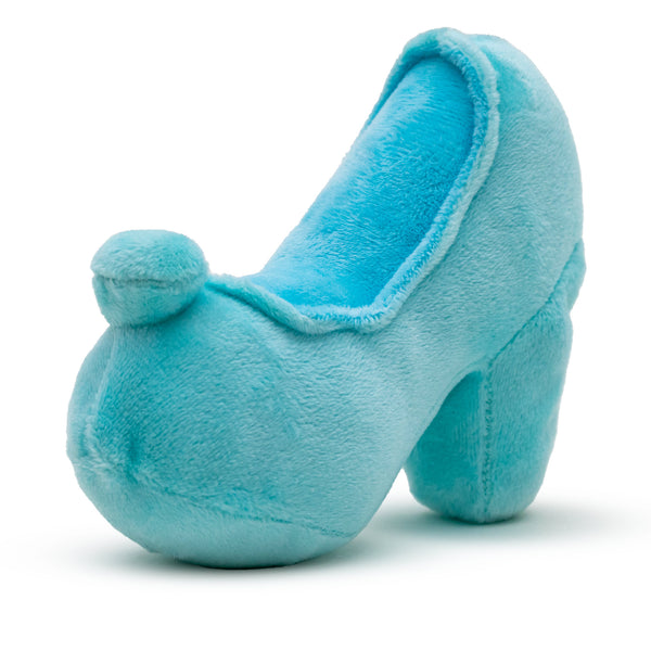 Buckle-Down Cinderella Slipper Replica Light Blue Pet Toy, Plush, Disney Dog Toy