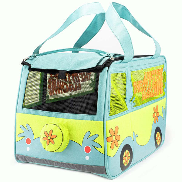 Buckle-Down Scooby Doo Pet Carrier, The Mystery Machine, Dog Cat Bunny Carrying Case, Scooby Doo Dog Toy