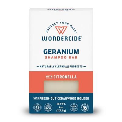 Wondercide Geranium Flea & Tick Shampoo Bar for Dogs and Cats