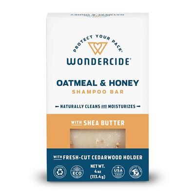 Wondercide Oatmeal & Honey Shampoo Bar for Dogs and Cats