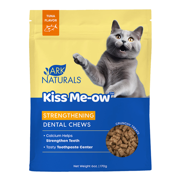 Ark Naturals Cat Kiss Me-ow Strengthening Dental Chews for Cats