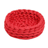 PAWPAW Chunky Handwoven Pet Bed