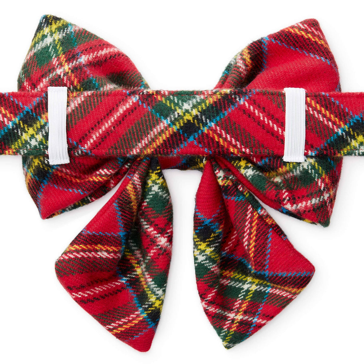 The Foggy Dog - Tartan Plaid Flannel Christmas Lady Dog Bow