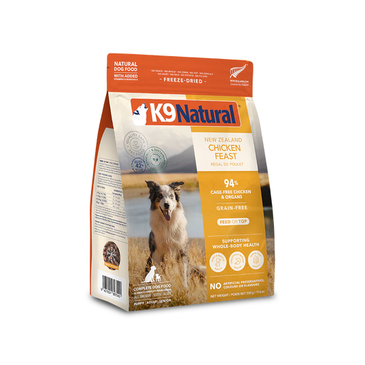 K9 Natural Chicken Feast Freeze-Dried Dog Food