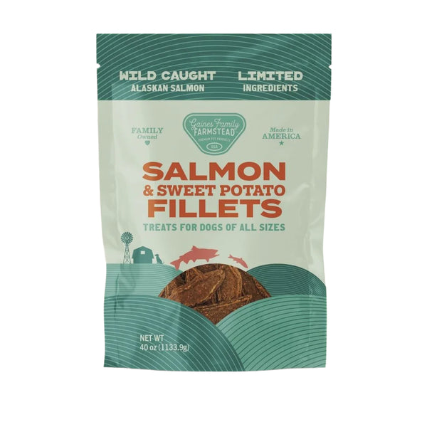 Gaines Family Farmstead Fillets Salmon & Sweet Potato 8oz Dog Treat