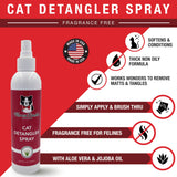 Warren London Dog Products Cat Unscented Detangler Spray