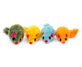 ThoozyPet Furry Mice 4.25" Cat Toy