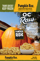 OC Raw Frozen Supplement Pumpkin Rox 2lb Dog Food