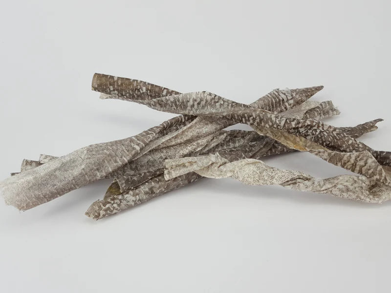 Tickled Pet Icelandic Codfish Skin Twists Dog Treats