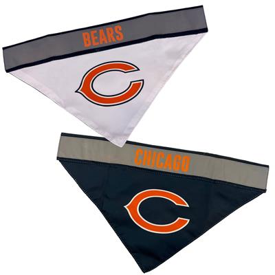 Pets First Co. NFL Chicago Bears Reflective Reversible Bandana